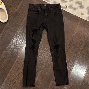 Just black black jeans size 25